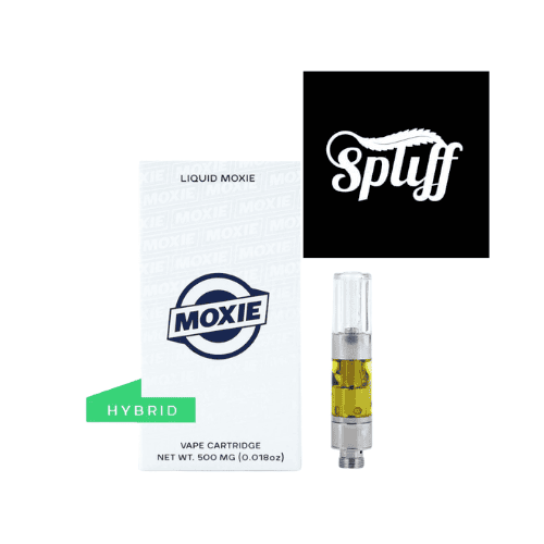 Moxie Liquid Moxie Hybrid Vape Cartridge Moxie Liquid Moxie Hybrid vape cartridge for cannabis concentrates.