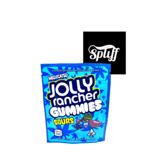 Medicated Jolly Rancher Gummies Sours with THC for recreational use.