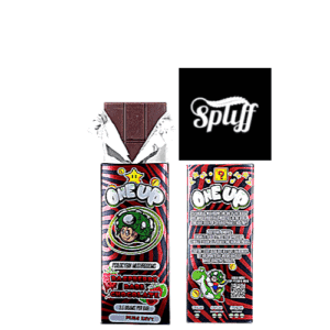 Cannabis edible packaging with colorful design and branding at Spliff Nation Dispensary.