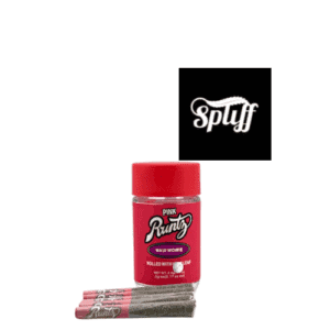 Pink Bunty Maui Wowie pre-rolled joint container, perfect for cannabis enthusiasts at Spliff Nation.