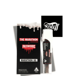 Premium cannabis pre-roll from Spliff Nation Dispensary in Los Angeles.