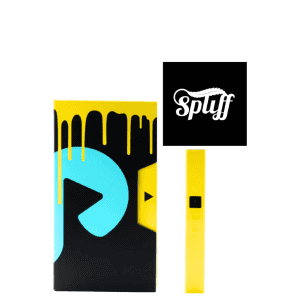 Modern Spliff Nation dispensary vending machine with branding.