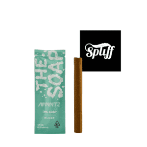 Cannabis soap and pre-roll from Spliff Nation Dispensary in Los Angeles.