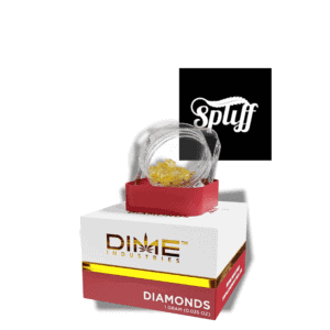 Cannabis diamonds from Spliff Nation dispensary in Los Angeles, premium quality concentrate.